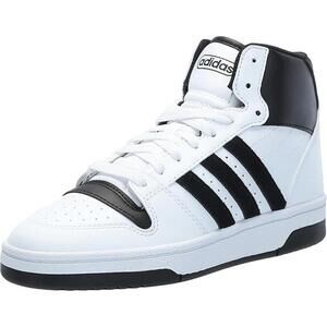Adidas Big Kid's Size 6 Break Start Mid, White/Black, IE3840